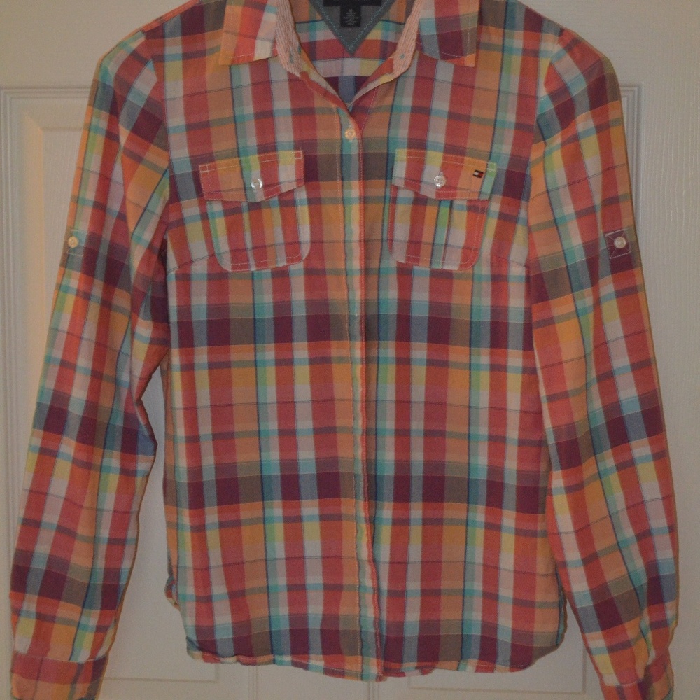 Tommy Hilfiger Plaid Top